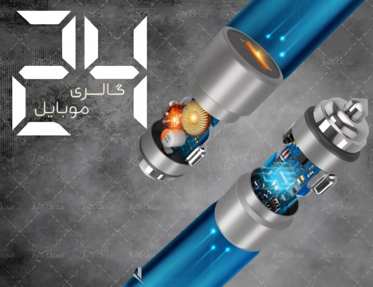 فندکی ویکو فلزی مدل weco-25 سوپر فست شارژ 84 وات واقعی